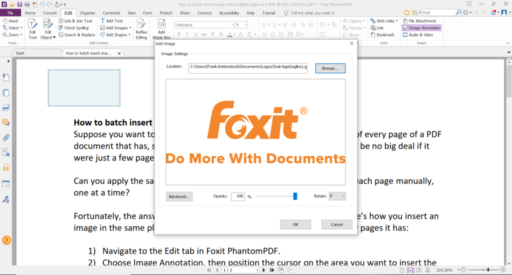 Dodawanie grafiki do wielu stron pliku PDF jednocześnie - 1